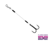 Dozbrojka Sandaczowa DELPHIN BOMB! Twisto RIGS Fluorocarbon #6/6cm - 3 szt. Do gum 10-12cm