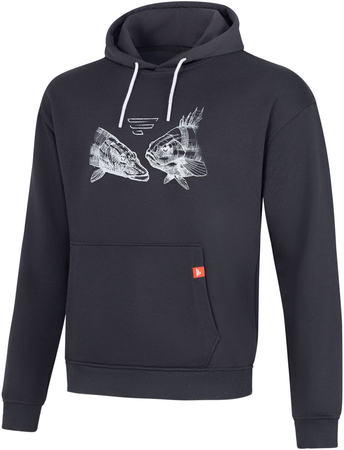 Bluza z kapturem Favorite Fish dialog dark grey | rozm. L