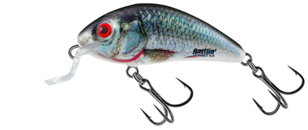 Wobler Salmo Rattlin Hornet Shallow 3,5cm | Holographic Real Dace | pływający