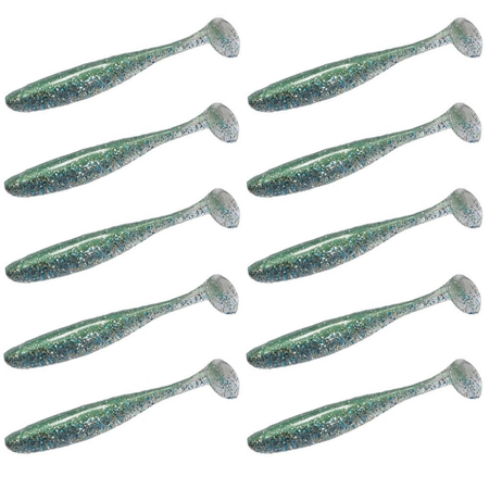 Guma Keitech Easy Shiner 3" | 7,6cm |  LT#50 Green Shad | 10 szt.