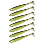 Guma Keitech Easy Shiner 4" | 10,16cm | LT#04 WATERMELON LIME  7szt