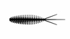 Przynęta Libra Lures Turbo Worm 5.6cm | 040 - Black | ser | 8 szt.