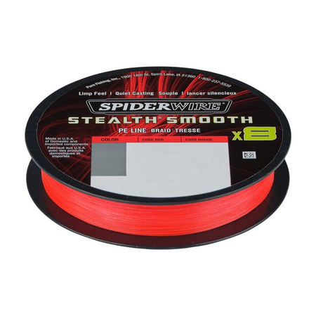 Plecionka Spiderwire Stealth® Smooth8 x8 0.09mm | czerwona