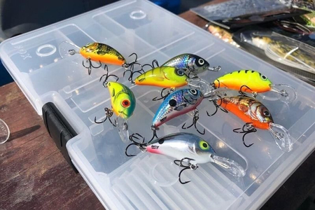 Wobler Salmo Hornet 4cm | Holo Green Tiger | pływający