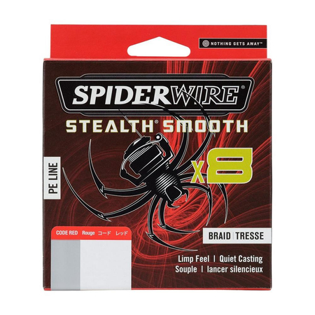 Plecionka Spiderwire Stealth® Smooth8 x8 0.07mm | czerwona