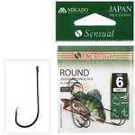 Haczyki Mikado Sensual - ROUND Z ZADZIORAMI Nr 4 BN - 10szt.