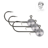 Główki jigowe Mikado Jaws Classic Jig - 10g - hak: 4/0 - 3szt.