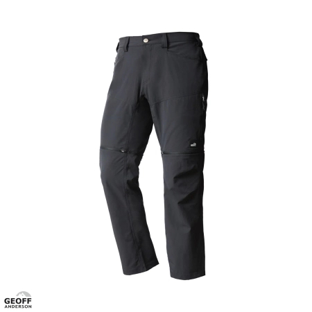 Spodnie Geoff Anderson ZipZone | Light Black | M