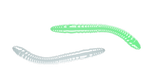 Przynęta Libra Lures Fatty D'Worm 7.5cm | 000 - Glow UV Green | ser | 8 szt.