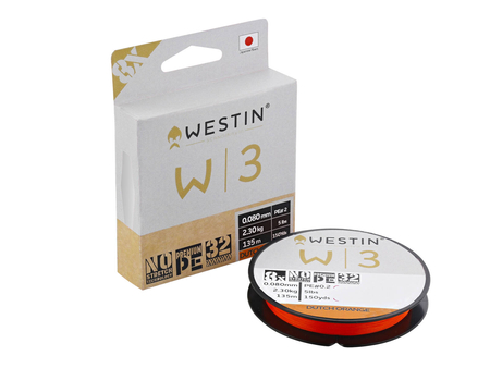Plecionka Westin W3 8 Braid 0,148mm | 6,1kg | 135m| Dutch Orange