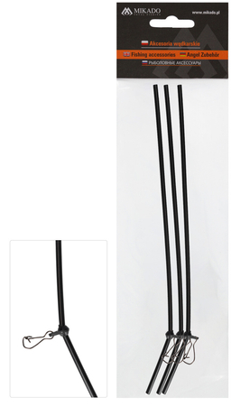 Rurki antysplątaniowa Mikado z agrafką 25cm - 3szt.