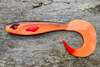 Guma Great Fish Rocky Twister 11cm | Toxic Pumpkin | 2 szt.
