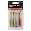Zestaw gum Savage Gear Slender Scoop Shad 13cm | Clear Water Mix | 4szt