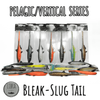 Przynęta Libra Lures Bleak Slug Tail 8.2" | 20.8 cm | 132 - Motor Oil Green
