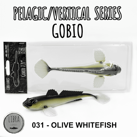 Przynęta Libra Lures Gobio 7.3" | 18.54 cm | 031 - Olive Whitefish