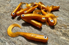 Guma Great Fish GF1 Twister 4,9cm | Gold | rybny | 10 szt.