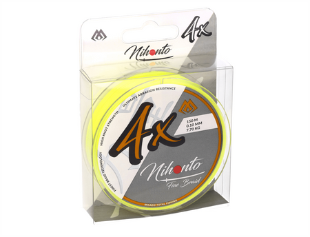.Plecionka Mikado Nihonto Fine Braid 0,40mm| fluo | 150m