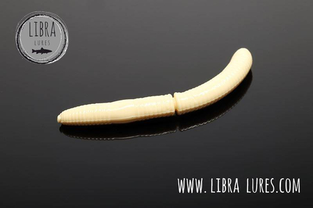 Przynęta Libra Lures Fatty D'Worm 6.5cm | 005 - Cheese | ser | 10 szt.
