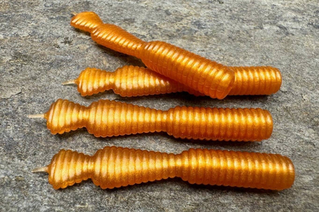 Guma Great Fish GF2 Leech 6cm | Gold | krewetkowy | 10 szt.