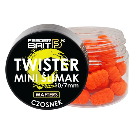 Feeder Bait Mini Ślimak Twister Wafters 11/8mm | Czosnek 