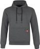 Bluza z kapturem Favorite Black logo dark grey melange | rozm. L