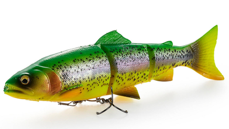 .Guma SAVAGE GEAR 4D LINE THRU TROUT 20cm 93g FIRE TROUT