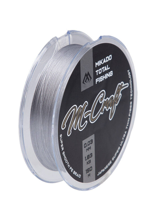 Plecionka Mikado M-Craft Braid 0,03mm | 1,83kg | 150m | steel grey 