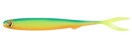 Guma Fox Rage Slick Finesse 11cm | UV Blue Back Chartreuse