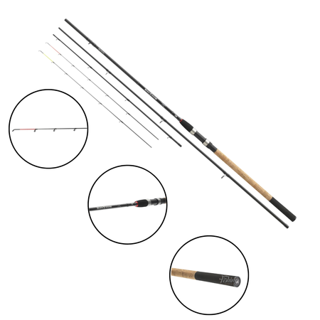 Wędka Daiwa Black Widow Carp Method Feeder 330cm | 60g