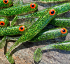 Guma Great Fish GF1 4,9cm | Glitter Green | rybny | 10 szt.