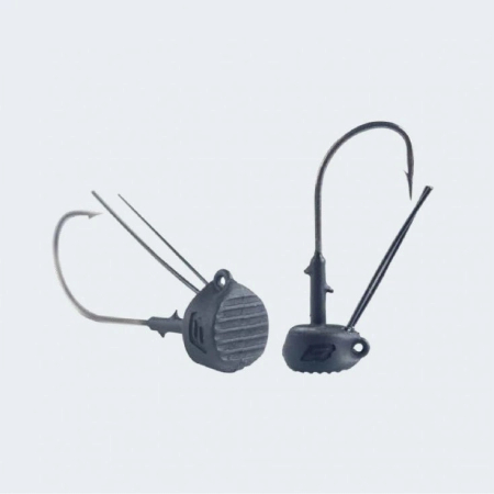 Główki jigowe BKK Silent Chaser NED Head Black | 3,54g | 2/0# | 4 szt.