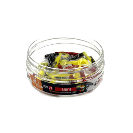 Guma Great Fish GF1 Twister Baby 3cm | MIX6 | Bezzapachowy | 21 szt.