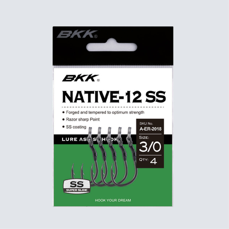 Haczyki BKK Native-12 SS | #1 | 5 szt.