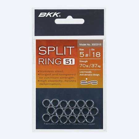 Kółka Łącznikowe BKK Split Ring-51 | #6 | 16 szt.