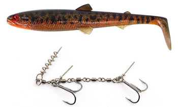 Zestaw Guma Westin BullTeez Shadtail 24cm | Motoroil Burbot + Dozbrojka Vis Vangen