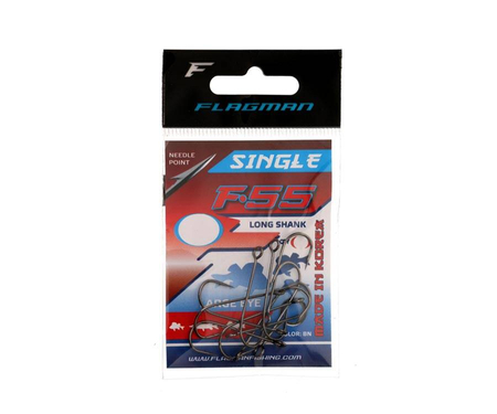 Haczyki Spinningowe FLAGMAN Single F-55 nr 1/0