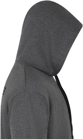 Bluza z kapturem Favorite Black logo dark grey melange | rozm. XXL