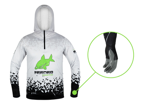 Bluza z kapturem Delphin UV ARMOR 50+ Reaxe / rozmiar L