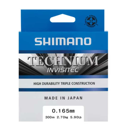 Żyłka Shimano Technium Invisitec A Mono 0.185mm | 3,3kg | 300m | Szary