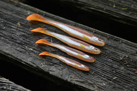 Zestaw gum Savage Gear Slender Scoop Shad 11cm | Clear Water Mix | 4szt