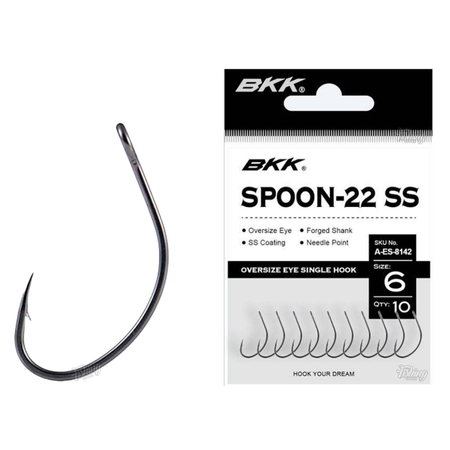 Haczyki BKK Spoon-22 SS | #2 | 9 szt.