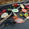 Obrotówka Savage Gear Rotex Spinner #5 | Fluo Orange Silver -