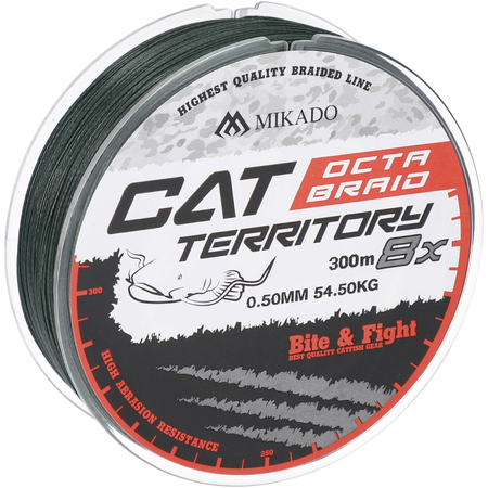 Plecionka Mikado Cat Territory Octa Braid 0,60mm | green | 300m