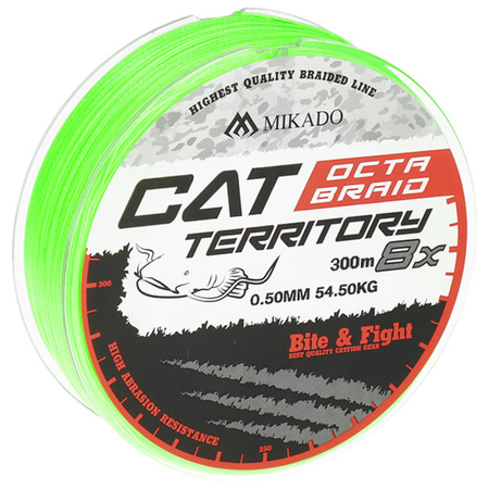 Plecionka Mikado Cat Territory Octa Braid 0,60mm | yellow | 300m