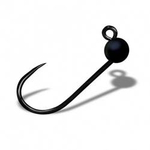 Główki jigowe wolframowe Gurza Trout J1 BL Tungsten Beads BK | #4 | 0.34g