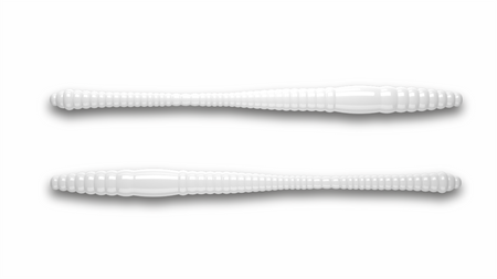 Przynęta Libra Lures Dying Worm 8cm | 001 - White | ser | 12 szt.