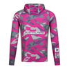 Bluza damska Mikado z kapturem i kominem | z filtrem UPF | Lady Camo | rozm. XS