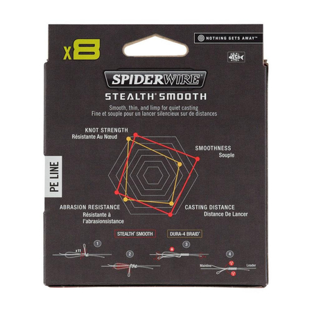 Plecionka Spiderwire Stealth® Smooth8 x8 0.19mm | czerwona