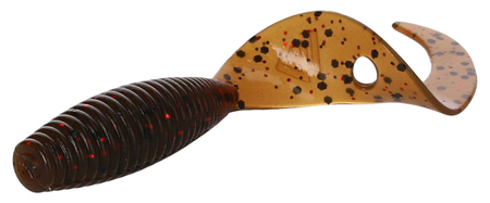 Gumy Mikado Twister 3,8cm | Brown Pumpkin | 10szt.