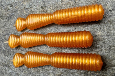 Guma Great Fish GF2 Leech 6cm | Gold | bezzapachowy | 10 szt.